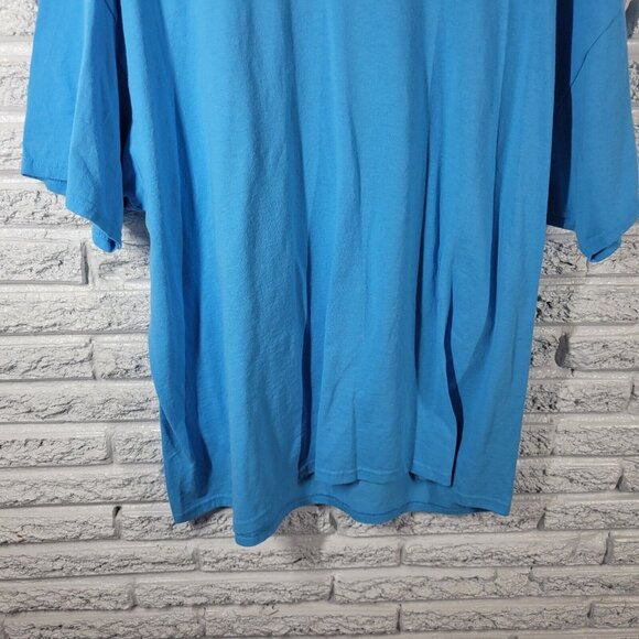 Six Flags Over Texas 60 Years Mens Shirt 3XL Tee Blue Cotton Blend Park NOV12E - Picture 6 of 9